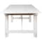 Flash Furniture 7'x40" White Table/4 Bench XA-FARM-1-WH-GG - alternate 9
